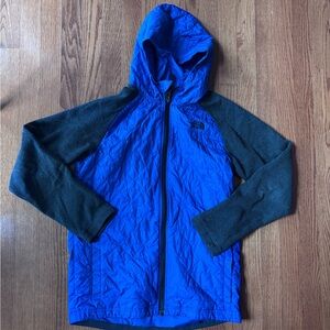 The North Face Kids Blue and Gray Twofer coat boys XL 18/20